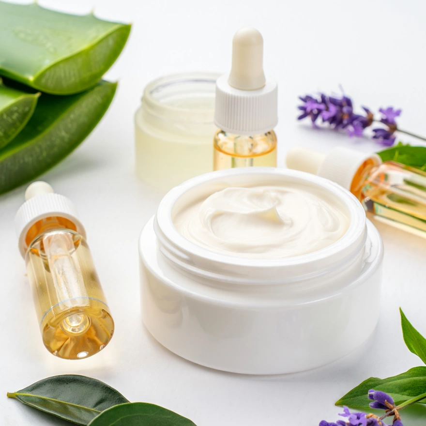 Immagine di dermocosmetici naturali.